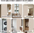 Sets (1 Pack, 54W 78 AJAZZ Blackout Door Curtain Magnetic Doorway Curtain Included Rod x L,Biscotti Beige) Accordion