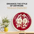 TR-LIFE 4 Pack 10 Inch Gold Large Plate Stands for Display, Metal Picture Frame Holder + Small Easels