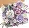 Serra Flora Artificial Flowers Combo for DIY Centerpieces, Wedding Bridal Bouquet, Home Decor, Baby Shower Cake Flowers