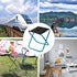 150 Lbs Portable Mini Folding Stool, Small Camping Stool Mortable Stool Can Hold Up