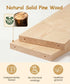 Set 3, Nursery Book Shelves for Wall of Natural Wood Bookshelves Wall Decor, Small Floating Shelf Organizer for Kids