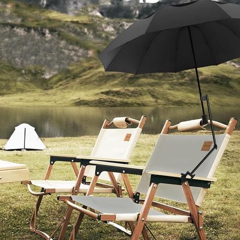 DUOUPA 50+ 360 Patio Umbrellas UPF Adjustable Shade Umbrella,Beach Umbrella with Universal Clamp,Beach Clamp on