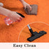 Super Fluffy Rug for Bedroom, 4x6 Feet Modern Shag Orange Area Rugs, Soft Plush Carpet for Kids and Teens