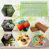 ZeeDix 6 Pcs Organic Coconut Coir Brick, 100% Compressed Coco Coir for Gardening, Low EC and pH Balance