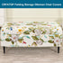 Bands,M,02 CRFATOP Printed Rectangle Ottoman Stool Cover Stretch Folding Storage Footstool Bench Slipcovers Upholstered