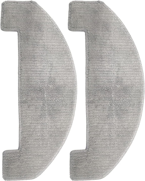 Coredy Robot Vacuum Replacement Wet-Dry Mopping Cloth Kit for R750Pro, R758Pro, 2 Pcs
