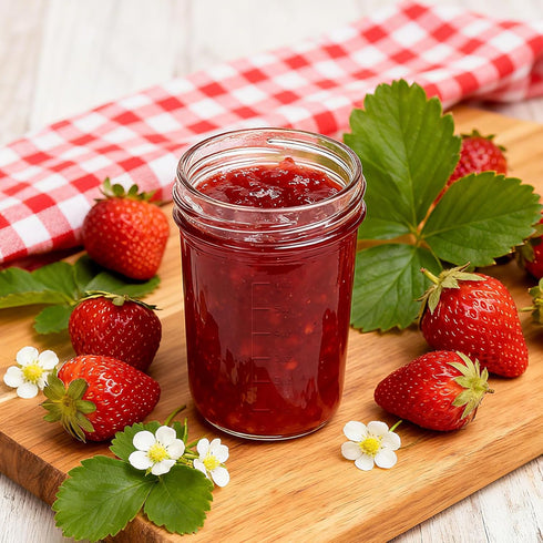 Datttcc 8oz, 24 Pack Mason Jars Canning jars, Half Pint Canning Jars with Regular Airtight Lids,Jelly Jars with Labels
