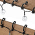 Marsui 120 Pieces Christmas Light Clips, Outdoor Gutter Hooks for Hanging String Lights (Black)
