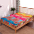 Pangzi Set ,1 1 2 4 Bohemian Retro Bedding Sheet Fitted Sheet, Flat, Pillow Cases - Piece (Full, Rose Pink)