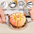 12 Apple Slicer with Blades Extra Large Heavy Duty Stainless Steel Apple Corer, Dishwasher Safe Easy to Use Sharp Apple
