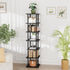 '-7 Closet Vertical Tall Shoe Rack Organizer for Entryway Tier Free Standing Slim Narrow Bamboo Wood Corner Stackable