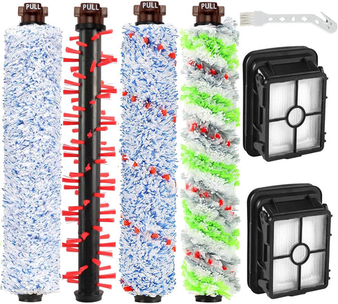 CROSS WAVE Brush Roll & Filter Replacement for Bissell Crosswave 1785A 2306A Vacuum Cleaner