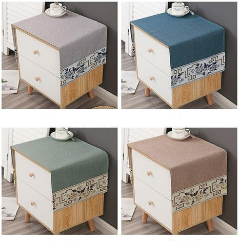 Cloth(15.7 39.4 inches) End Table Cover Nightstand Cover Tablecloth Side Table Cover Bedside Table *