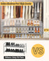 SLEEPING LAMB 2-Tier Long Shoe Rack Organizer, Stackable Wide Shoe Shelf Holds 18-Pairs for Bedroom Entryway