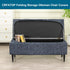 Bands,M,08 CRFATOP Printed Rectangle Ottoman Stool Cover Stretch Folding Storage Footstool Bench Slipcovers Upholstered