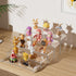 2 Set 10 Pack Toys(12.4L~12L~11.6L~11.2L~10.8L) Aminigram Large Acrylic Display Risers, - Collectibles Display Shelf