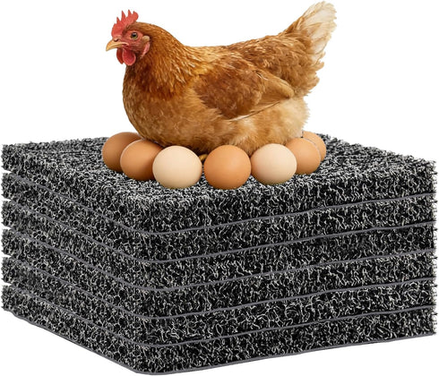 6 Pack Nesting Pads for Chicken Coop 12 x 12 Chicken Nesting