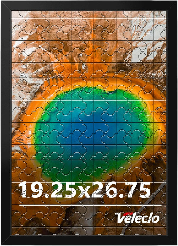 19.25x26.75 Picture Frame for Wall Display, 19.25x26.75 Black Picture Frame with Shatter