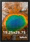 19.25x26.75 Picture Frame for Wall Display, 19.25x26.75 Black Picture Frame with Shatter