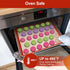 Silicone Baking Mat Set of 6, Non-Stick Food Grade Reusable Baking Mats, Round & Square Cake Mat, Easy Clean