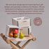 Wald Imports Set of 3 White Washed Wooden Crates for Storage, Decorative Crate Set for Home Decoration