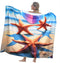 Catalonia Beach Towel With Hood, Microfiber Hooded Swim Poncho, Sand-Free for Kids
