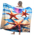 Catalonia Beach Towel With Hood, Microfiber Hooded Swim Poncho, Sand-Free for Kids