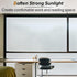 rabbitgoo Privacy Window Film - Frosted Glass Clings, Static Cling Heat Blocking Door Stickers for Home, 11.8" x 78.7"