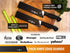 Chef Sac Knife Edge Guards | Professional Universal Knife Cover & Protector | Durable BPA-Free Plastic Knife Guards