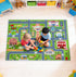 31''x47'' Kids Road Car Rug, Playroom Rugs City Road Race Track Rugs for Playing Cars Toys, Kids Car Rug Play Mat Road