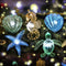 Indoor Ocean Theme String Lights - 10ft 30 LED Nautical Décor, USB or Battery Operated Twinkle Fairy Lights for