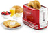 Nostalgia New and Improved Wide 2-Slice Toaster - Perfect for Bread, English Muffins, Bagels, 5 Browning Levels, Crumb
