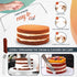 RFAQK 100pcs Cake Pan Sets for Baking, 3 Non-Stick Springform Pans Set, Icing Tips, Cake Leveler