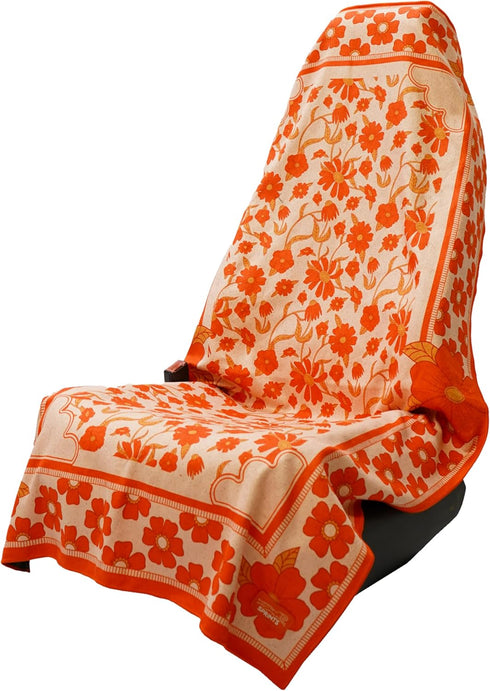 Sprints Athletic Running Towel, Full-Sized, Car Seat Cover - Performance Microfiber (Peaches