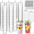 200 Pcs 3oz Mini Dessert Cups with Lids and Spoons - Jello,