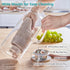 2 68 oz Bivvclaz Liter Glass Pitcher with Lid and Handle, Glass Carafe for Hot/Cold Water, Large Iced Tea Pitcher