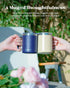 12oz Insulated Coffee Mug with Lid Includes Two Lids, Stainless Steel Coffee Travel Mug with Handle, Double Wall Vacuum