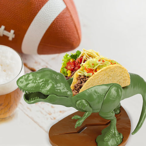 Funwares Original Tacosaurus Dinosaur Taco Holder, Fun Practical Gift, Holds 2 Tacos