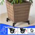 21" 30" 4 500 Lbs, Plant Caddy With Wheels, to Heavy Duty Rolling Plant Dolly, Metal Plant Stand With Lockable Caster