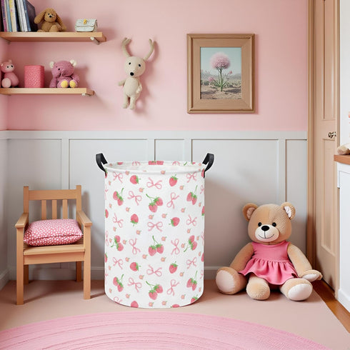 LATOGHIVE Baby Laundry Hamper kids laundry Basket Waterproof Storage Bin for Bedroom Toy Clothes Organizer Basket