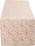 DII Polyester Embroidered Table Runner for Spring Garden Party, Summer BBQ, Baby Showers, Everyday Use - 14x70, Flowers