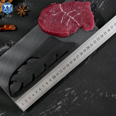 XYJ 2pcs Safety Knife Covers, Universal Knife Sheath, Black Kitchen Knife Cover Sleeve for 7'' Santoku Knife