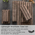 8 Set-2 Towels,2 Towels,4 600GMS Pcs Polyester Brown Cabana Stripe Large Bath Towel Bathroom Hand Washcloths