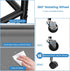 80L GRANNY SAYS Slim Laundry Hamper with Silent Brake Wheels, Sturdy Metal Frame & Handle, Rolling Laundry Basket
