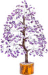 Crocon Amethyst Gemstone Tree Feng Shui Figurine Money Bonsai Good Luck Chakra Balancing