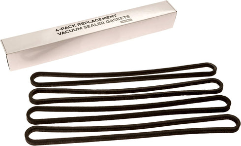 IMPRESA 4-Pack Replacement Gasket for FoodSaver Parts T910-00075, Compatible with V2200 to V3800 Models