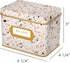 Jot & Mark Decorative Recipe Tin Box: Holds Hundreds of 4” x 6” Recipe Cards (Terrazzo)