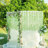 PASYOU Artificial Hanging Vines, Fake Weeping Willow Plants Decor for Indoor Outdoor Home Garden Decoration