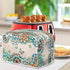 Boho Butterfly Print 4 Slice Toaster Cover, Anti-Sputtering Dust Cover, Washable Kitchen Appliance Protector