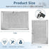WB06X10608 5304464105 Microwave Grease Filter for Frigi.daire G.E, Pack of 2, Replace 5304517871 5304478913
